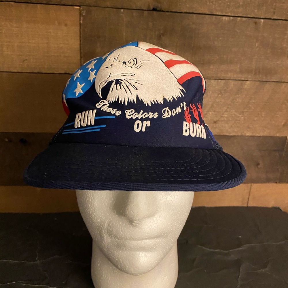Vintage These Colors USA Don’t Run Or Burn 3 strip‎